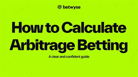 arbitrage betting calculator